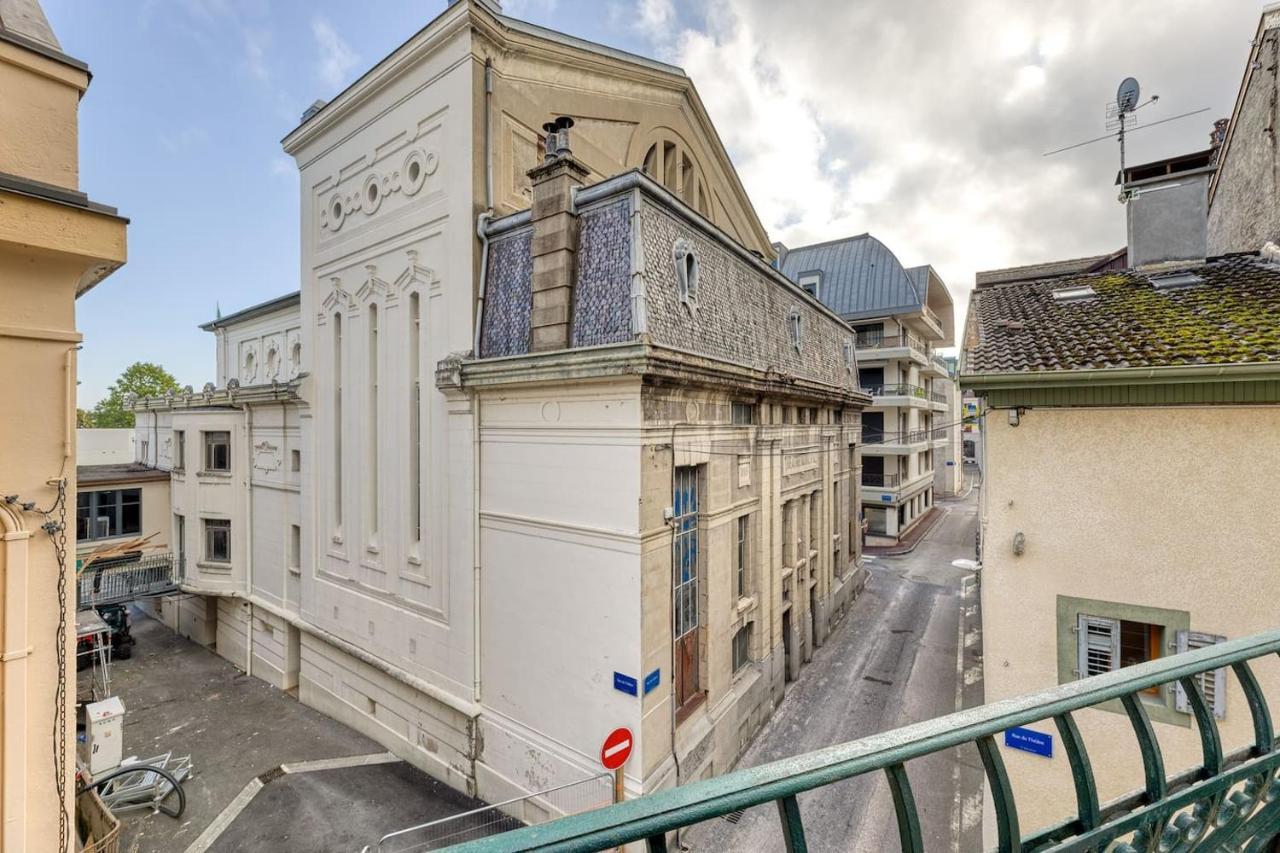Appartement Hyper Centre Evian - Cote Theatre المظهر الخارجي الصورة