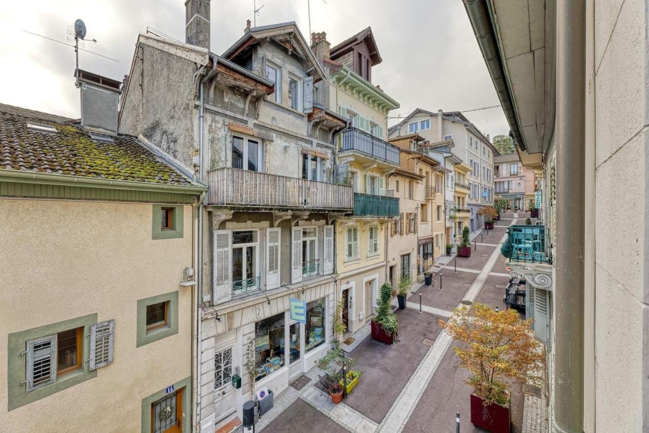 Appartement Hyper Centre Evian - Cote Theatre المظهر الخارجي الصورة